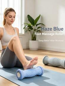 Foot Roller Massager Foot Relief Roller Portable Massage Tool Home Rolling Trainer Yoga Fitness Home Essential Gym Accessory Sports Equipment - Multicolor - View 7