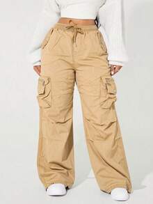 Women Jeans - Khaki - View 2