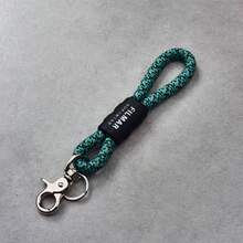 Multifunctional Braided Rope Keychain 10-In-1 Wrist Strap, Equipped With Heavy Duty Climbing Carabiner Clip, Suitable For Camping Hiking Outdoor Daily Use, Men & Women Outdoor Enthusiasts, EDC Durable Hanging Rope, Camera Water Bottle Key Earphone Case Bag Pendant - Multicolor - View 24