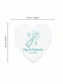 Personalized Name And Year Coaster, Custom Text Drink Coaster With Line Art Party Design, Custom Beverage Coaster, Birthday Party Table Decor, Celebration Drink Mat, Coffee Coaster, Birthday Gift For Friends, Family, Party Hosts And Guests. - Multicolor - View 71