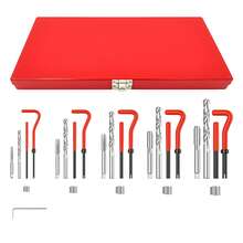 131pcs Thread Helicoil Repair Kit HSS Drill Thread Insert Repair Tool Sleeves Thread Repair Kit HSS Drill Helicoil Metric Set M5 M6 M8 M10 M12 - A - View 10