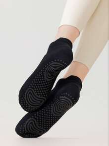 1/3/6 Paar atmungsaktive rutschfeste Sportsocken für Frauen, Barre Pilates Yoga Socken, Grip Socken für Tanz Yoga Tennis Laufen Radfahren Workout Fitnessstudio Zubehör Bodenübungen, ideales Geschenk für Tanz- und Fitnessbegeisterte, essenzielle Trainingsausrüstung - Yoga Socken - Verschiedenfarbig - Übersicht 7