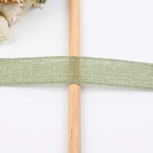 4cm Green Handmade Woven Jute Rope Lace Roll, Wedding Decoration, Handmade Crafts, Floral Home Decor, Rustic Jute Fabric, High-Quality Material, Suitable For Party Supplies, Ribbon Roll, Perfect For Gift Wrapping, Weddings And More - Green - View 5