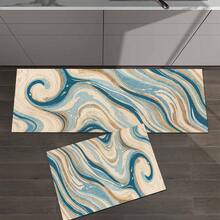 Minimalist Striped Print Long Runner Rug, Indoor Home Decor, Kitchen Runner, Entryway Doormat, Hallway Entrance Decor, Bedroom Bedside Rug, Living Room Rug, Laundry Room Mat, Bathroom Bath Mat, Suitable For Apartment, Dorm And Home Daily Decor - Multicolor - View 6