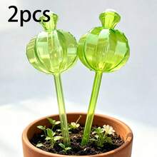 1/2pcs 17.5oz Cactus-Shaped Automatic Watering Device, Slow-Release Watering System, Top Opening For Easy Refill, Adjustable Water Flow, Lasts Up To 10 Days, Ensures Plant Health, Direct Root Watering, Reduces Water Waste, Essential Tool - Multicolor - View 14