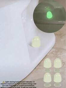 4/2/1pc Toilet Bolt Caps, Plastic Toilet Base Screw Cover Caps, Decorative Protective Caps For Bathroom Toilet Floor Bolts, Rust‑Proof Anti‑Scratch Replacement Toilet Hardware Accessory For Concealing Exposed Screws - Multiple Styles - View 4