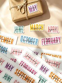 Customize Name Sticker, Personalized Stickers,Waterproof, Scratch-Resistant, With Cut-Out Effect, Suitable For Cups, Personal Items, Lunch Boxes, Cups, Books, Computers, Mobile Phones, Coffee Mugs,Phone Cases, Ceramic Mugs, Water Bottles - Multicolor - View 5