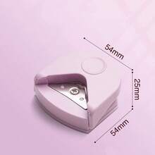 1pc DIY Round Corner Trimmer R4 Chamfer Cutting Tool Manual Photo Paper Card Right Angle Sharp Angle Arc Trimming Paper Cutter School Supplies - Purple - View 12