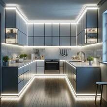 320LEDs/M High Density, RF Wireless Remote Control LED Strip Light, Warm White & White Dimmable LED Tape Light, Adjustable Brightness, Multiple Dynamic Modes For Cabinet, Bedroom & Home Decoration - Multicolor - View 10
