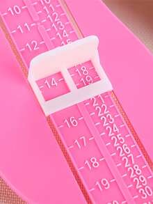 Home Foot Measurement Tool, Plastic Foot Size Ruler, Clear Scale Precise Foot Length Measurement, Multi-Color Minimalist Foot Measuring Ruler, Shoe Selection Auxiliary Measurement Tool, Easy Operation, Quick Home Foot Size Measurement, Suitable For Shoe Size Determination Measurement Device - one-size - View 6