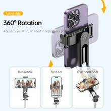 C13d Stainless Steel Multi-Function Selfie Stick With Detachable Fill Light And Wireless Remote, Also Functions As Phone Stand, Suitable For Smartphones, Cameras, Etc., For Selfies, Live Streaming And Travel - View 5