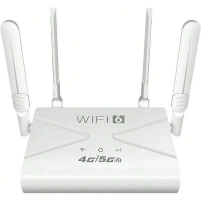 Bryxent Módem Router Inalámbrico 4g Lte Blanco Hotspot Mifi Liberado , Módem Router Inalámbrico Blanco Hotspot Mifi Liberado