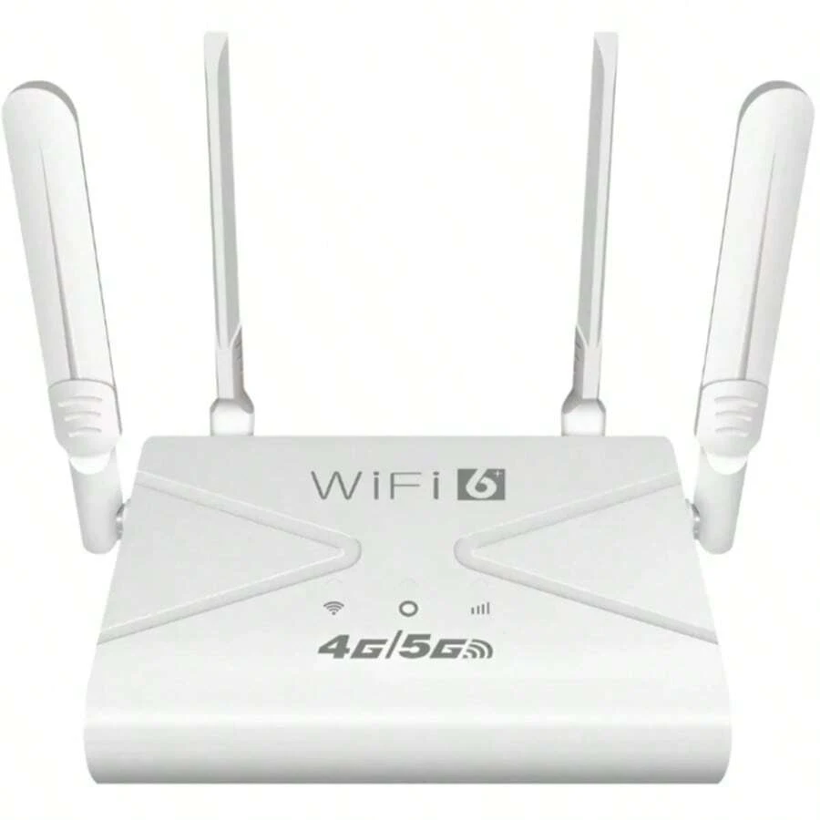 Bryxent Módem Router Inalámbrico 4g Lte Blanco Hotspot Mifi Liberado , Módem Router Inalámbrico Blanco Hotspot Mifi Liberado - Tipo de Enchufe A USA (110-127V) - Ver 1