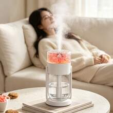 280ml New Eternal Flower Oscillating Humidifier Atmosphere Light, Home USB Plug-In Atmosphere Light, Car-Mounted, Indoor Air Humidifier Light - USB Version - View 4