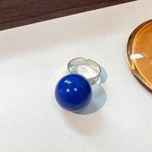 3pcs 3D Realistic Apple Resin Rings, Fun Red Apple & Green Apple Shaped Open Ring Niche Jewelry - Multicolor C - View 8