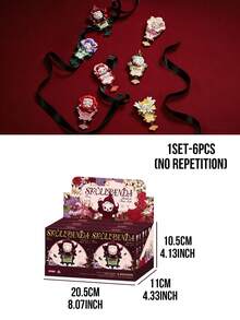SKULLPANDA Petal Four Scenes Series Fridge Magnet Blind Box, 6 Regular Versions + 1 Secret Version, Functional Home Kitchen Decor And Art Collectible Display, Fridge Decoration, Birthday, Christmas Gift - Multicolor - View 13