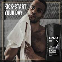 LYNX SHOWER GEL BLACK 225ml - Sandalwood - View 4