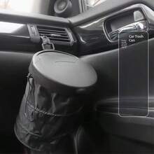 Tempat Sampah Mobil, Tong Sampah 4 Galon, Tempat Sampah Mobil Lipat, Ember Penyimpanan Mobil Lipat dengan Tutup, Organizer Interior Mobil untuk Perjalanan - Berbagai gaya - View 4