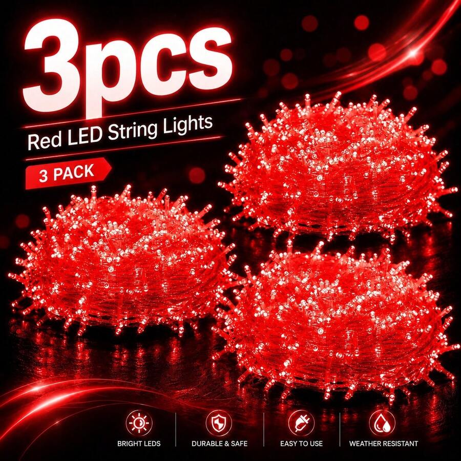 String Lights - Kırmızı - Görünüm 1