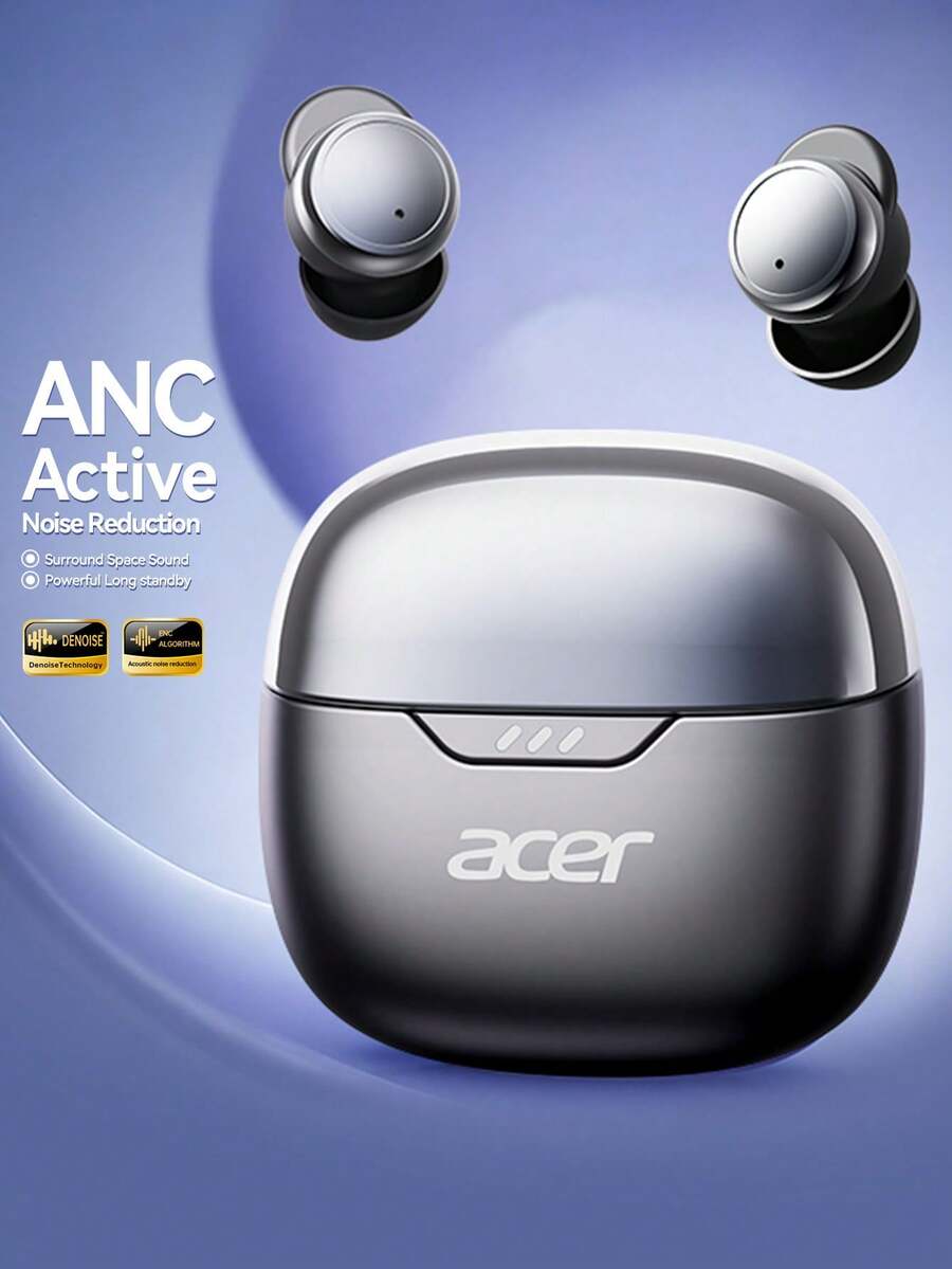 Acer OHR818 In-Ear Wireless Earbuds ANC Active Noise Cancelling ...