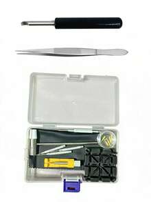 Watch Repair Tools: Watch Band Link Pins, Adjustable Remover, All-Metal Watch Band Link Remover, Three-Prong Repair Tool, DIY - Gold - View 11