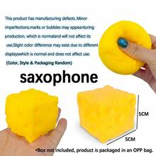 Tachimi 1pc Fun Creative Gift Squ Eeze Toy TPR Giant Cheese Shape, Elastic Slow Rebound Sensory Toy, Suitable For Active Children, Suitable For Summer Camp Water Activities, Random Pattern - Multicolor - View 11