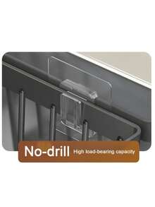 Triangle Sink Drain Rack Kitchen Storage Kitchen Hanging Rack No Drilling Kitchen Drain Rack Bathroom Supplies Bathroom Storage Rack Bathroom Corner Shelf Home Decor Space Saving Storage Basket Halloween Suitable For Kitchen Bathroom Dormitory - View 5