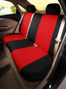 Juego de 9 piezas de fundas para asientos de coche estilo chaleco flexible con ribete decorativo incorporado, protectores de cojín de asiento elásticos y transpirables, aptos para sedanes familiares, SUV y camionetas - Un estilo - Ver 5