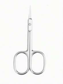 Professional Small Beauty Scissors - Suitable For Eyebrows, Eyelashes And Dry Skin, Coated Cuticle Scissors, Ultra-Thin Curved Blade, Multi-Function Stainless Steel Small Scissors, Random Color. - Multicolor - View 3