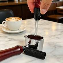 Stainless Steel Coffee Tamper Espresso Powder Stirrer 6-Needle Powder Distributor Leveler WDT Tool Coffee Shop Stirring Rod Bar Accessories - Multicolor - View 4