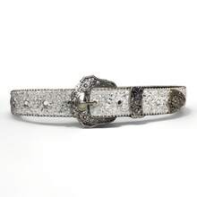 1 Piece Western Cowboy Style Belt - Gold - View 3