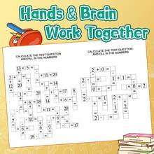 Educational Activity Notebooks, Math Number Puzzles, Visual Search & Attention Training, Sight Word Tracing And Writing Practice, Logic, Reading And Focus Exercises For Students, Home Study & Classroom Practice - Comprehensive Learning Activity Notebooks - View 4