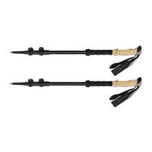 Adjustable Trekking Poles Lightweight Hiking Sticks Hiking Poles - Black - View 5
