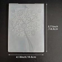 Christmas Embossing Plate Template, Winter Snowflake Gift Christmas Hanging Decoration Pattern DIY, Scrapbook Greeting Card Planner Decoration, Compatible With Most Embossing Machines - Christmas - View 6