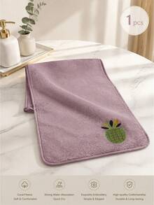 1/2pcsPremium Coral Fleece Bath Towel Set, Ultra Soft & Highly Absorbent Microfiber Towels For Bathroom, Quick Dry.Super Absorbent Microfiber Bath And Hand Towels, Quick Dry, Lightweight, Gentle On Skin For Daily Use - Multicolor - View 12