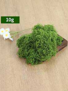 حصيرة طحلب اصطناعي، عداء طاولة طحلب مزيف، ديكور مركز طاولة الزفاف، حديقة الجنيات مصنوعة يدويًا، ديكور جدار عشب اصطناعي أخضر داخلي - متعدد الألوان - مشاهدة 9