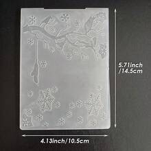 Christmas Embossing Plate Template, Winter Snowflake Gift Christmas Hanging Decoration Pattern DIY, Scrapbook Greeting Card Planner Decoration, Compatible With Most Embossing Machines - Christmas - View 23