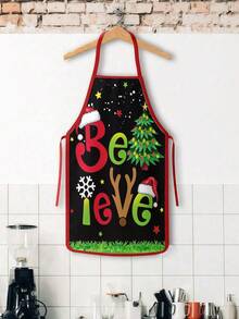 1/2/4pcs Christmas Apron, Fun Apron, Suitable For Kitchen Cooking, Festivals And Parties. It's Also A Great Gift To Give To Friends. - Multicolor - View 10