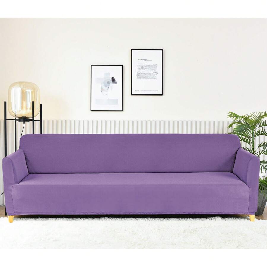 POLIGONO Sofa Slipcovers - Dusty Purple - View 1