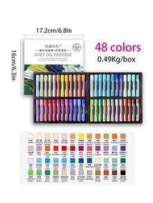 12/24/36/48pcs Vibrant Oil Pastel Set, Rich And Smooth Texture, Suitable For Artists, Beginners And Students, Applicable For Painting, Sketching And Mixed Media Art, Inspiring Creativity, Summer Colored Pencils Oil Pastels - Sets - View 3