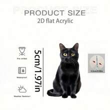2 Sets Of Cartoon Keychains, Black Cat Keychain + 67 Cartoon Keychain, 2D Graphic Design, Practical And Fashionable Keychain Pendants, Very Suitable As Holiday Gifts And Decorations, Can Be Used For Backpacks, Wallets, Car Keys, 2D Graphic Style - Multicolor - View 6