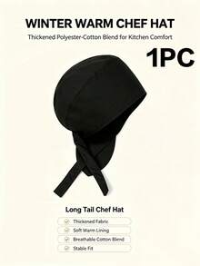 1pc Breathable Chef Hat, Unisex Professional Catering Work Cap, 360° Ventilation, Dust-Proof And Comfortable, Suitable For Catering, Baking And Workshop Use, Washable Professional Catering Cooking Service Headwear - Multicolor - View 11