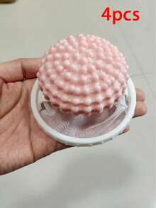 4/3/1 buah Penangkap Serat dan Rambut Terapung yang Dapat Digunakan Kembali untuk Mesin Cuci, Kantung Filter Jala untuk Mesin Cuci Pakaian, Menangkap Bulu Hewan Peliharaan, Benang & Serpihan, Alat Pembersih Pakaian Rumah Tangga Anti-Penyumbatan - beraneka warna - View 13