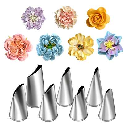 7pcs/Set Stainless Steel Cake Decorating Nozzle Set