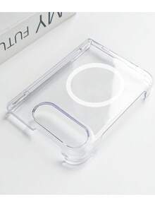 1件裝 硬磁吸透明磨砂保護殼，適用於 iPhone Duo Fold 與 Apple 18 Ultra Fold，防震外殼，含頂部前面板＋底部後殼 - 無色 - 查看 2