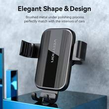 VENTION Gravity Auto-Clamping Car Phone Mount, Square Panel With Duckbill Clip, Air Vent Cell Phone Holder Universal Car Navigation Stand - Duckbill Clip-on - View 2