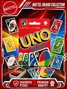 Mattel Game UNO NO MERCY Special Edition Card Game, Perfect For Breaking The Ice At Parties, Competitive Fun For And Teens, Gift Idea For Gamers, Great For Players,Presents For Birthday,Christmas, Halloween - Multicolor - View 1