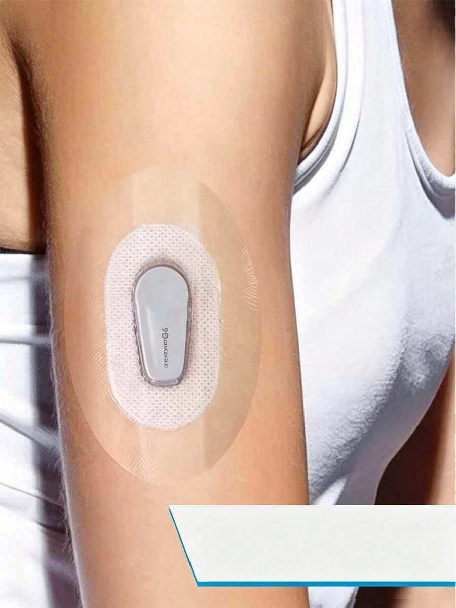 1組10片自黏式防水貼片,防汗、低過敏、不含乳膠,PU薄膜防水空白貼片,中心孔設計,可水洗經皮貼片 - 彩色 - 查看 1