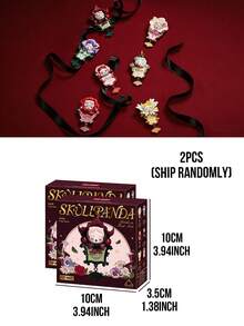 SKULLPANDA Petal Four Scenes Series Fridge Magnet Blind Box, 6 Regular Versions + 1 Secret Version, Functional Home Kitchen Decor And Art Collectible Display, Fridge Decoration, Birthday, Christmas Gift - Multicolor - View 15