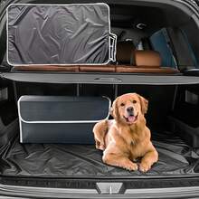 1pc 120*70cm Car Trunk Dustproof Storage Mat, Polyester Fiber Material Waterproof & Dustproof, Effective Protection For Trunk, Practical Cargo Protective Mat - 1pc Trunk Dust Mat - View 3